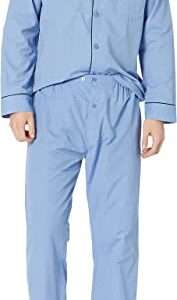 Woven Plain-Weave Pajama Set