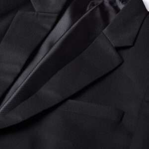 Men Black Solid Slim Fit Formal Suit