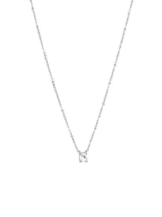 Silver-Toned Rhinestone Charm Chain - Image 3