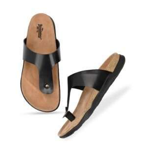Men Black Ethnic Comfort Sandals