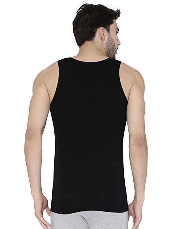 Men's Cotton Multicolour Printed Vest - Image 2