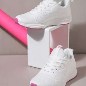 Women White Front Runner Shoes