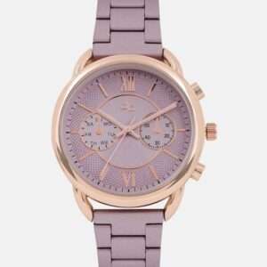 Women Mauve Analogue Watch