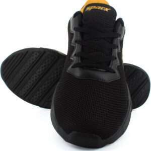 Running Shoes For Men  (Black, Gold)