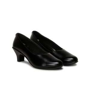 Women Black Solid Formal Shoes