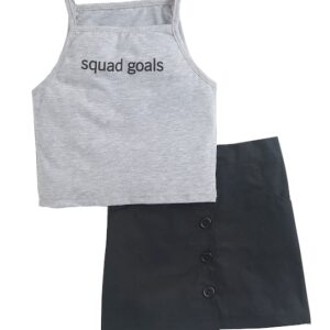 Girls Grey Clothing Set