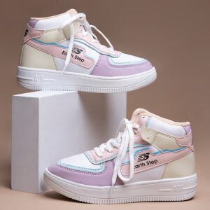 Girls Pink Colourblocked Trekking Shoes