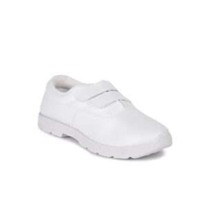 Kids White School Shoes