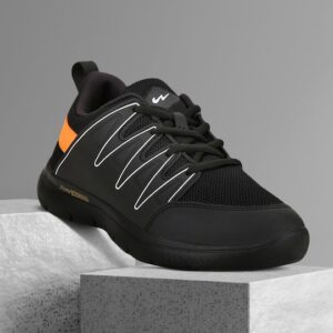 Black Mesh Running Shoes