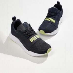 Boys Navy Blue Wired Jr Running Shoes